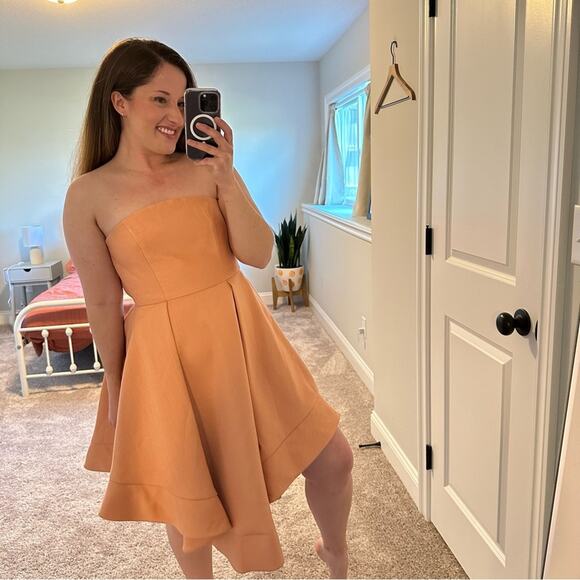 C/MEO Collective Orange Sleeveless Maxi Dress Small - Picture 5 of 10